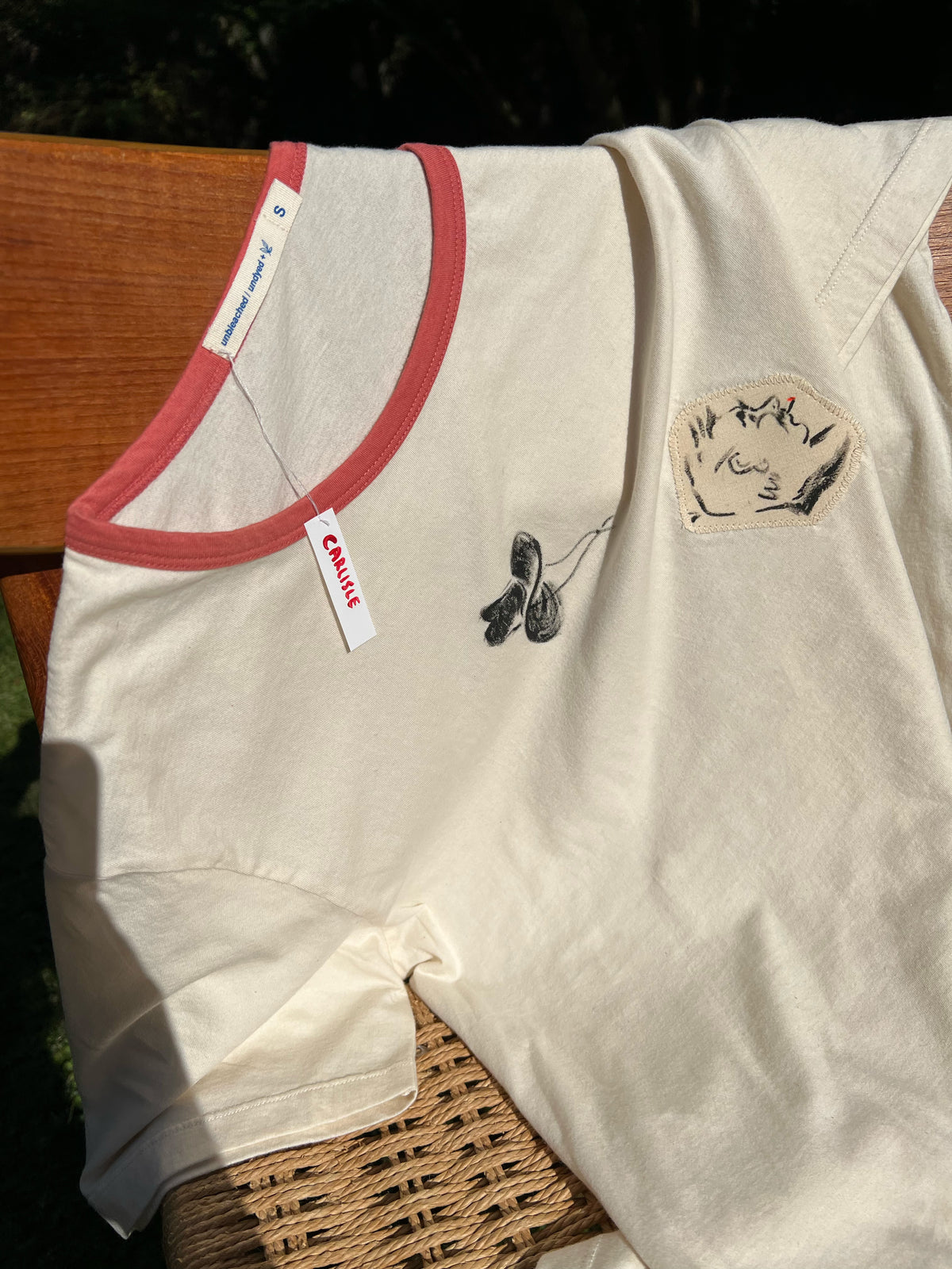 HAND-PAINTED PATCH T-SHIRT